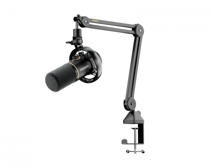 Maono PD200WS - Wireless Microphone with Microphone Arm - Black