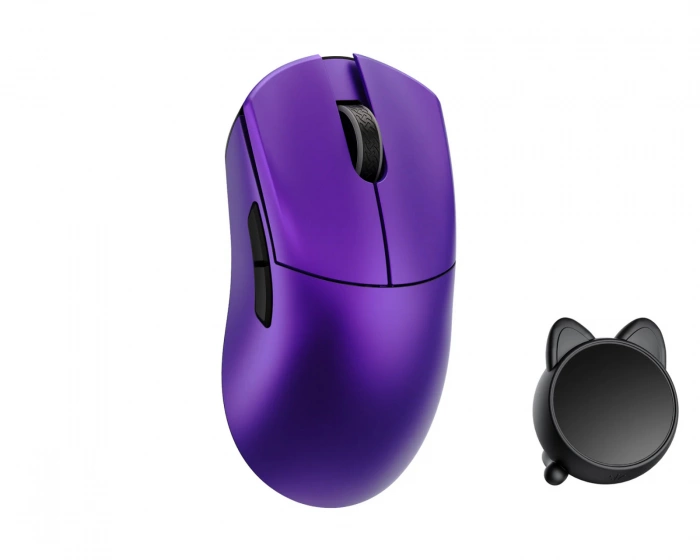 WLMouse Huan Stainless Magnesium Alloy Wireless Gaming Mouse - Purple
