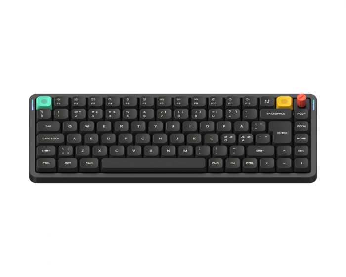 NuPhy Air75 V3 Wireless Keyboard – Nebula Black [Red Nano Switch]