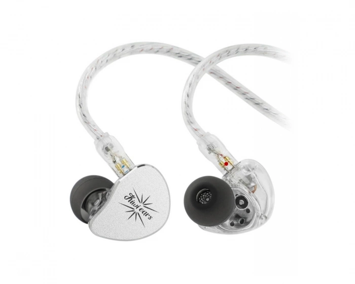 Kiwi Ears Belle IEM Headphones with Mic - Type-C - Silver