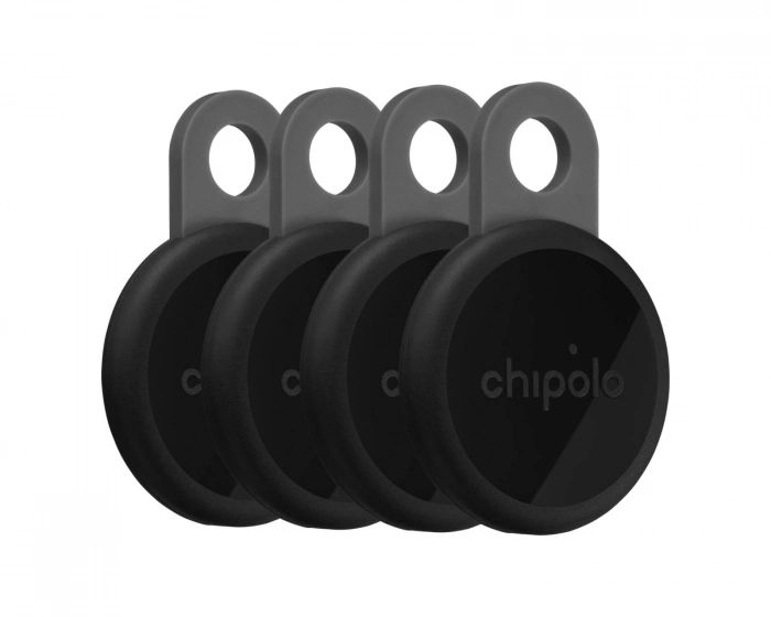 Chipolo Loop 4-pack - Item Finder - Charcoal