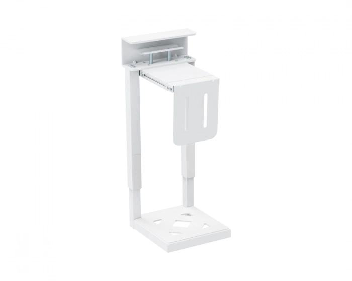 MaxMount Adjustable Desk Clamp Computer Holder - White