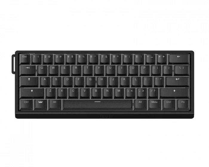 Wooting 60HE V2 Keyboard - ANSI Non Split Spacebar - Black Aluminum