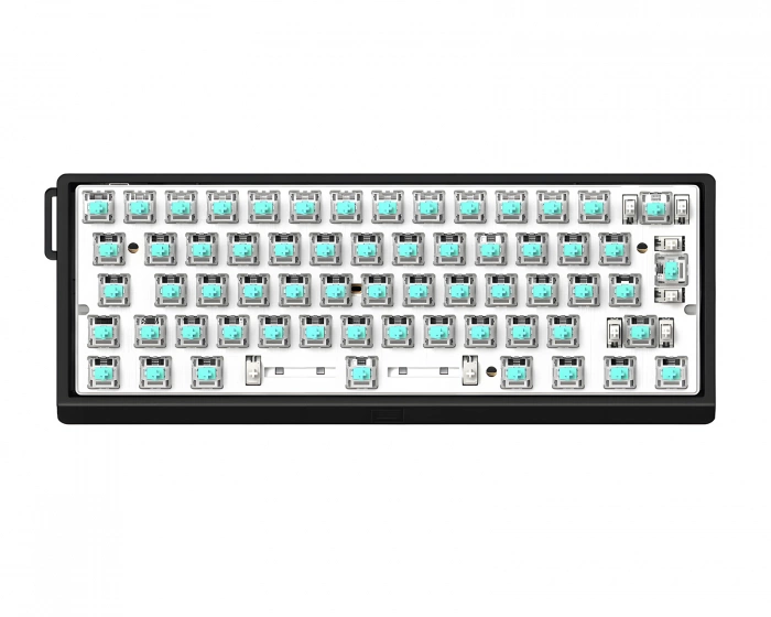 Wooting 60HE V2 Keyboard - ISO Non Split Spacebar - Black Aluminum