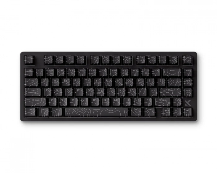 MCHOSE Jet 75 E‑sport Keyboard - Black Topographic [Kailh Magnetic God Switch]