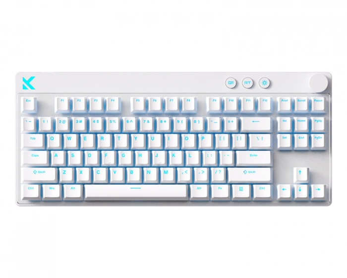 MCHOSE Mix 87 Hall Effect Magnetic Gaming Keyboard ANSI - White