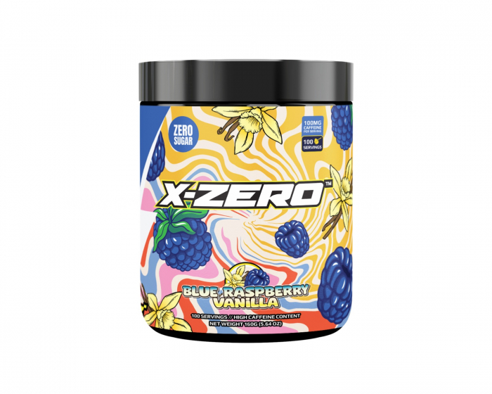 X-Gamer X-Zero Blue Raspberry Vanilla - 100 Servings