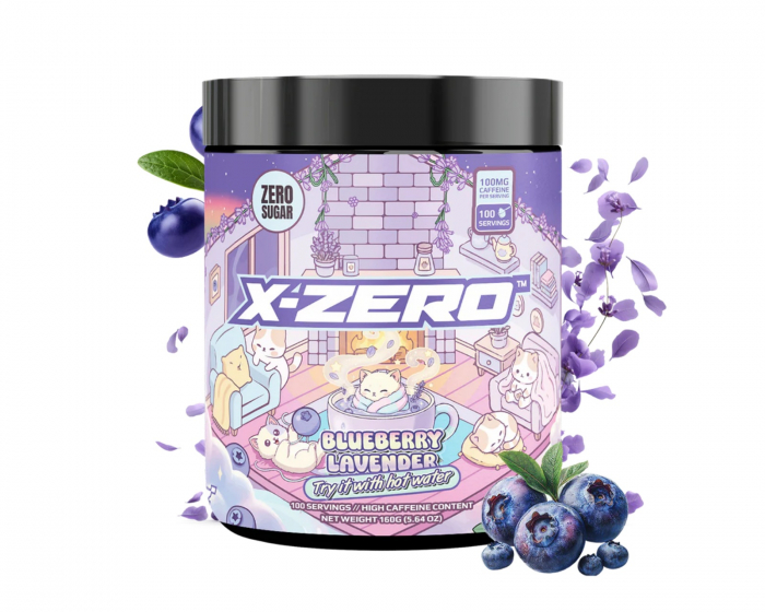 X-Gamer X-Zero Blueberry Lavender - 100 Servings