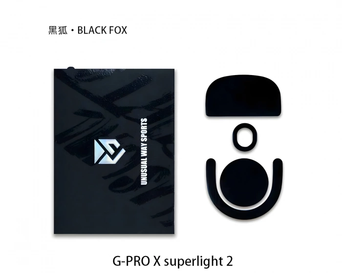 Unusual Way Sports Black Fox Skates - Logitech PRO X Superlight 2 / X2 Superstrike