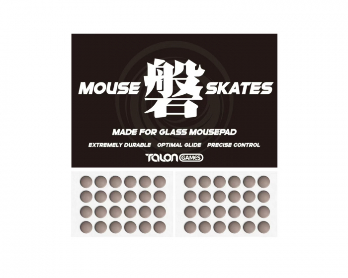 TalonGames Iwa - Dot Mouse Skates for Glass Mousepad - 48 Dots - 8mm