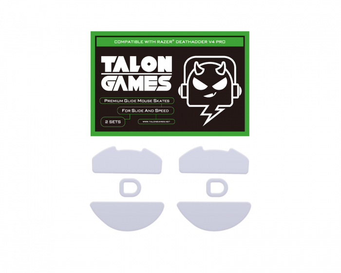 TalonGames Mouse Skates for Razer DeathAdder V4 Pro (Rounded)