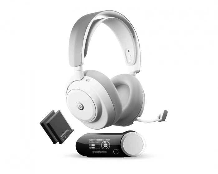 SteelSeries Arctis Nova Pro Omni Wireless Gaming Headset - White