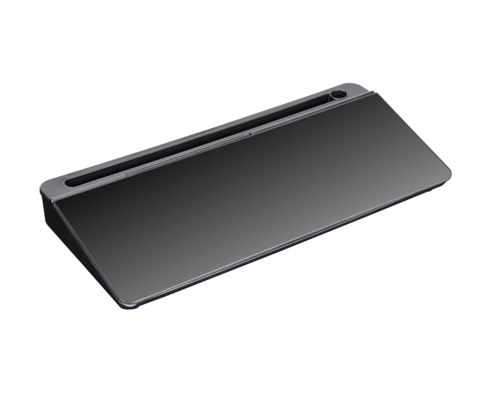 MaxMount Glass Desktop Whiteboard with Stand 40 cm - Black