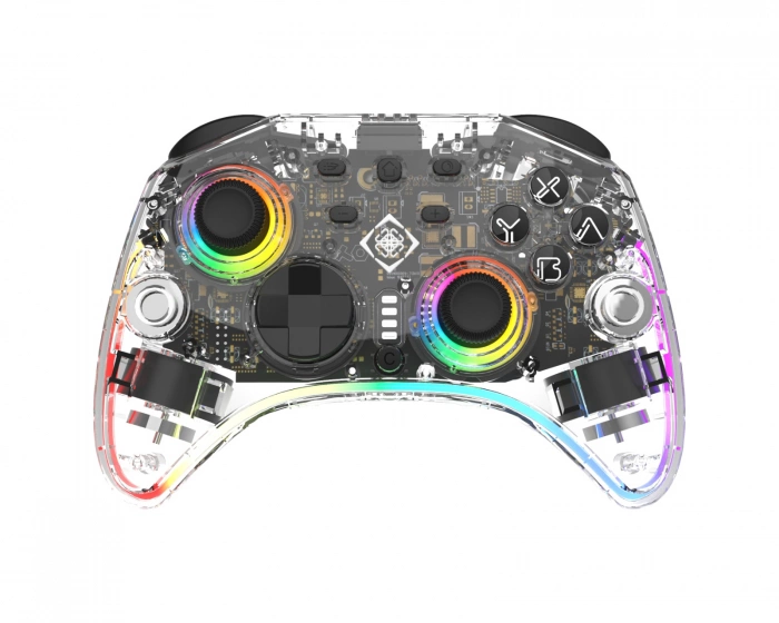 Deltaco Gaming Wireless Switch 2 Controller with C-button - Transparent