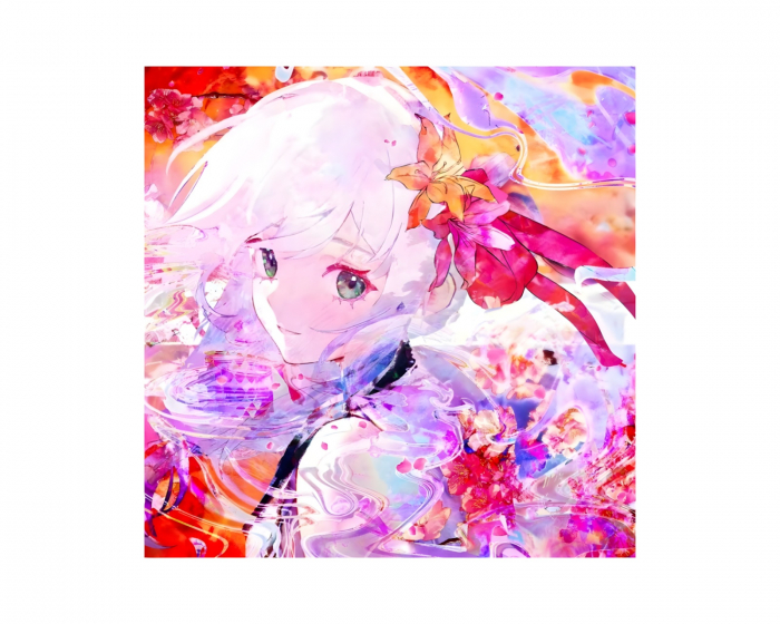 Hachiware Hanabi Glass Mousepad
