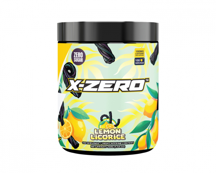 X-Gamer X-Zero Lemon Liquoric - 100 Servings