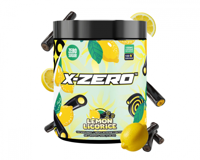 X-Gamer X-Zero Lemon Liquoric - 100 Servings