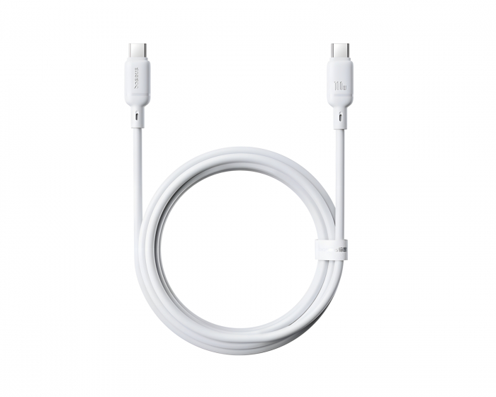 Baseus Silky Series Fast Charging Cable Type-C to Type-C 100W - 2m - White