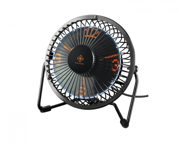 Deltaco Gaming Gaming USB Desk Fan with Clock