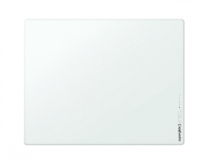Superglide Glass Mouse Pad v3 M - Type-S - White