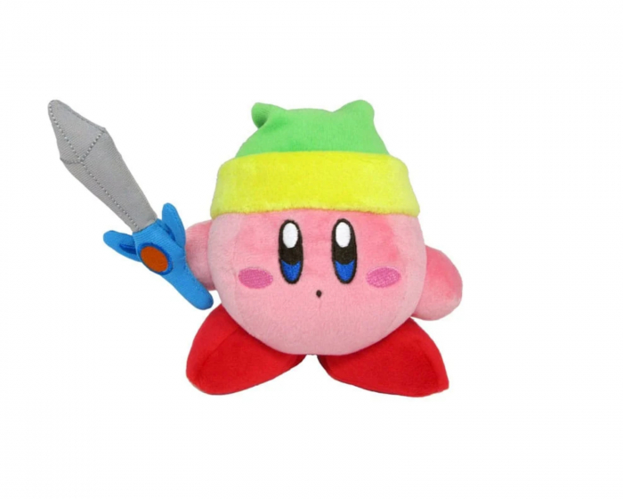 Sanei Kirby Plush Figure Kirby with Sword 12 cm