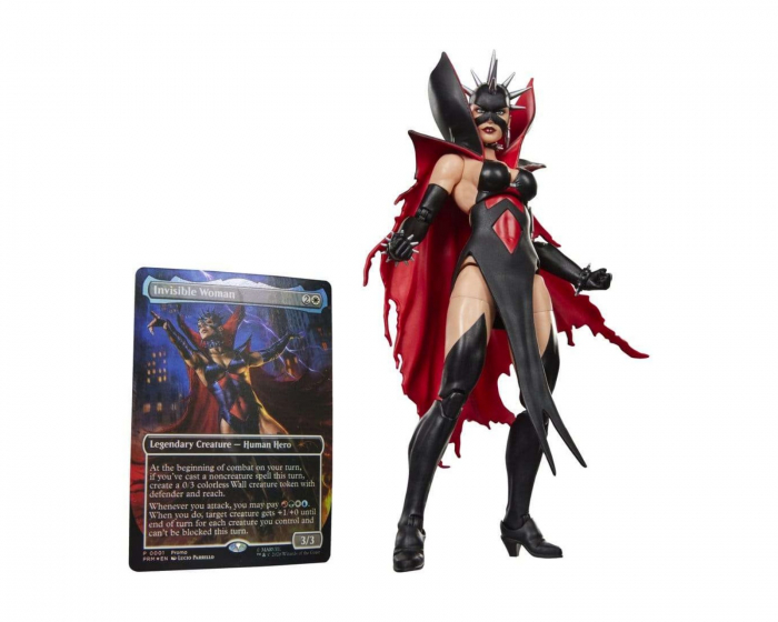 Magic: the Gathering Marvel Super Heroes Marvel Legends Action Figure Fantastic Four Malice (Sue Storm) 6 in