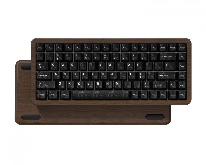 Womier Keyboard WD75 HE 75% Wireless Keyboard - Walnut Black