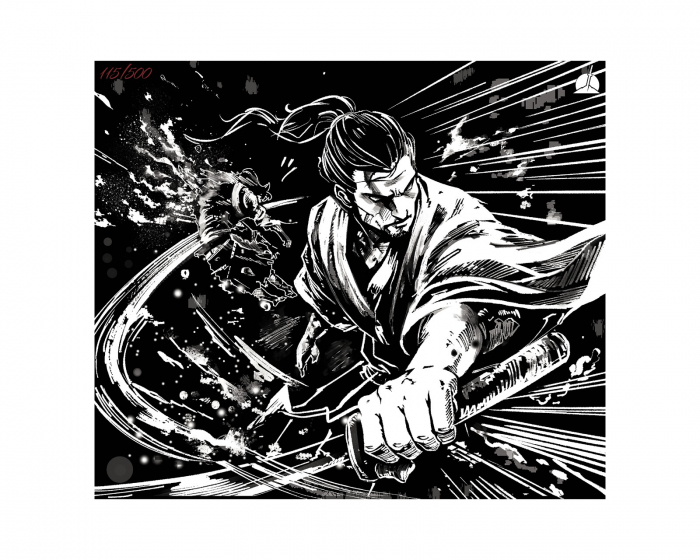 Musashi Wind - Glass Gaming Mousepad - Limited Edition