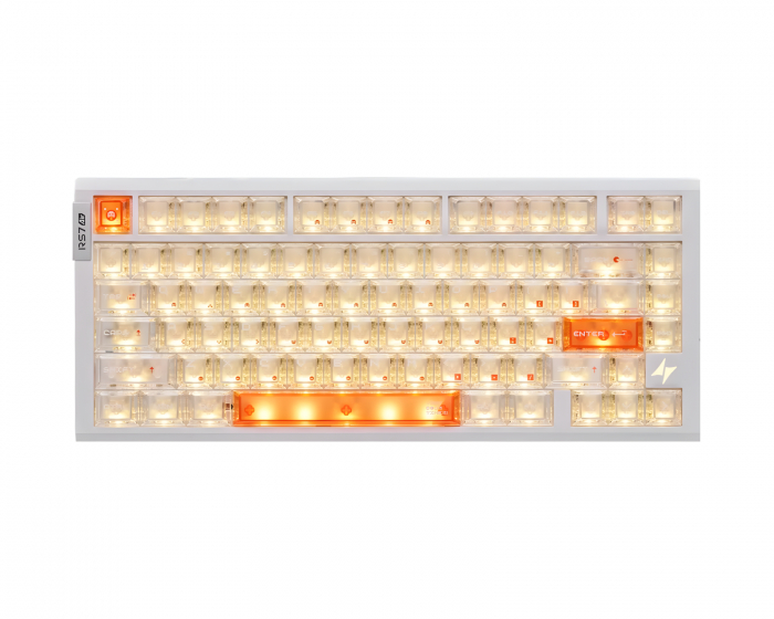 ATK RS7 Air HE Keyboard ISO Nordic [Iceblade] - White
