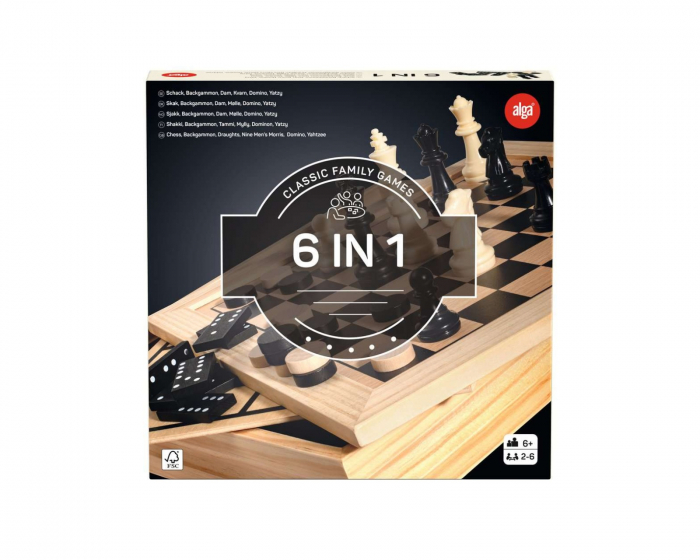  6-in-1 Classic Family Games