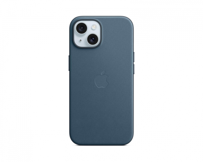 Apple iPhone 15 FineWoven Case with MagSafe - Pacific Blue