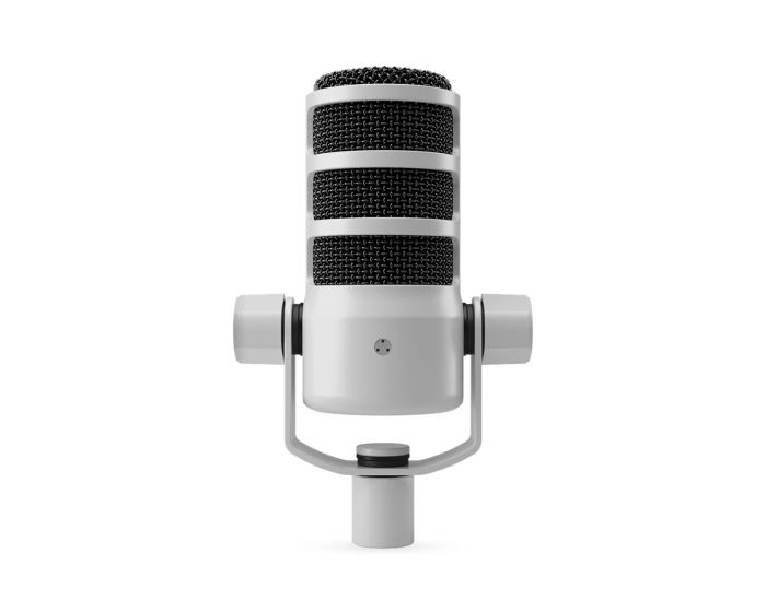 RØDE PodMic USB-C XLR Microphone with DSP Unify - White
