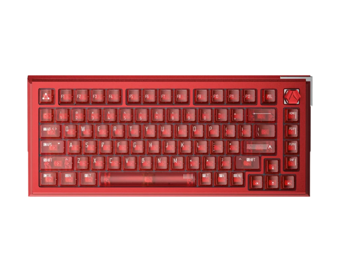 DrunkDeer A75Ultra - 75% Magnetic ANSI Keyboard [QIAN] - Ruby Red