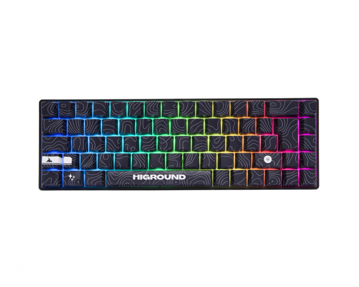 Higround BLACKICE Base 65 Hotswap Gaming Keyboard - ISO UK [White Flame]] (DEMO)