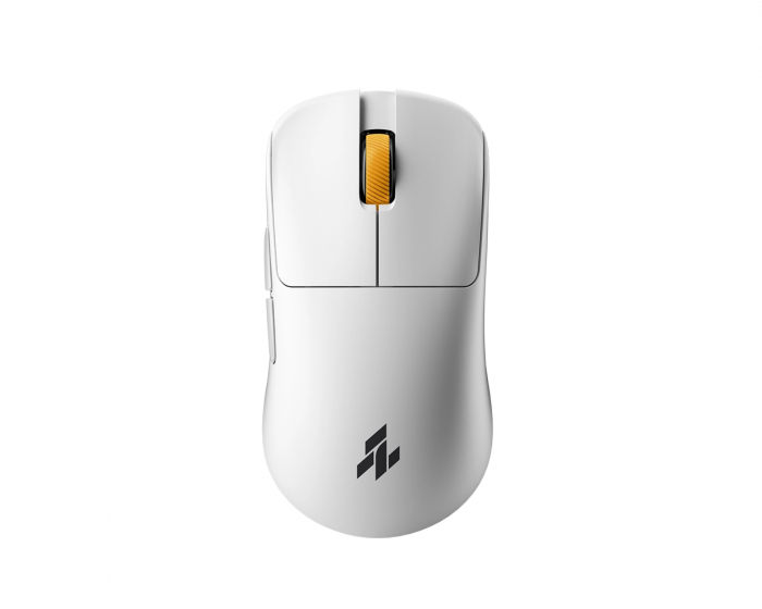 SyLical Gear HELIX 8K Wireless Gaming Mouse - White [Yellow Scroll-Wheel] (DEMO)