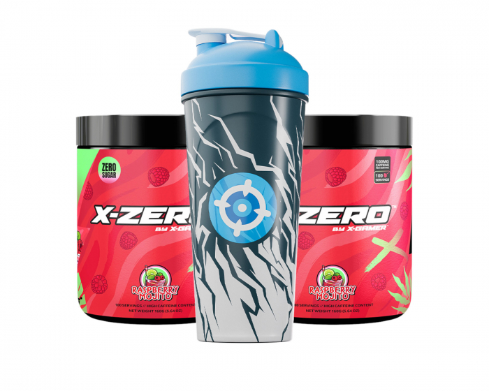 X-Gamer X-Zero Raspberry Mojito - 2 x 100 Servings