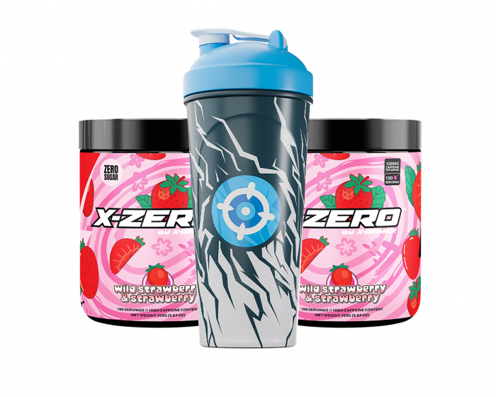 X-Gamer X-Zero Wild Strawberry & Strawberry - 2 x 100 Servings