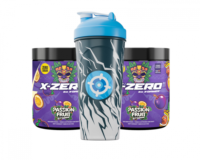 X-Gamer X-Zero Passion Fruit Storm - 2 x 100 Servings