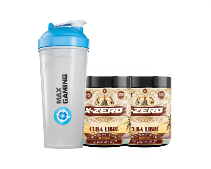 X-Gamer X-Zero Cuba Libre - 2 x 100 Servings + Shaker