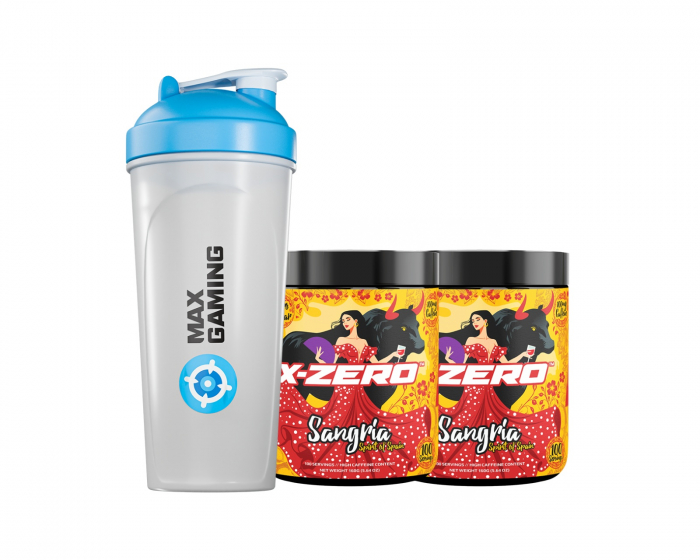 X-Gamer X-Zero Sangria - 2 x 100 Servings + Shaker