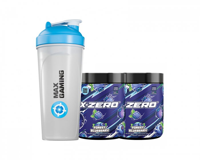 X-Gamer X-Zero Forest Blueberry - 2 x 100 Servings + Shaker