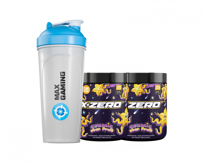 X-Gamer X-Zero Cosmic Star Fruit - 2 x 100 Servings + Shaker