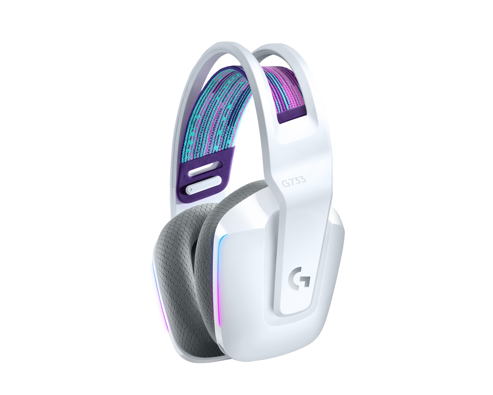Logitech G733 Lightspeed Wireless Headset - White - us.MaxGaming.com