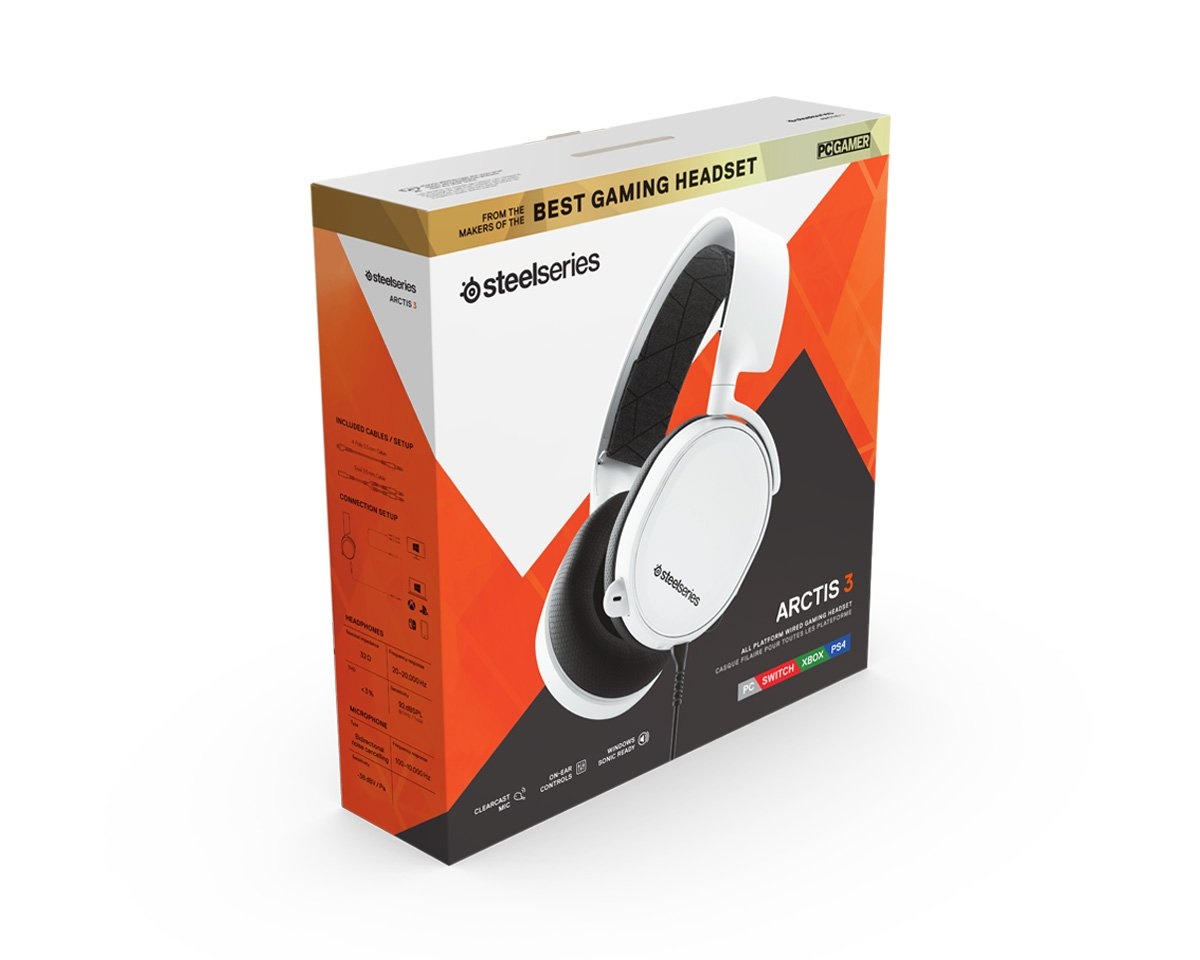 Steelseries arctis 3 pc setup hot sale