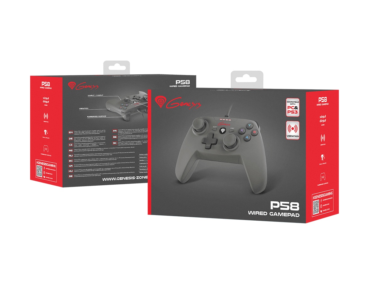 Genesis P58 Gamepad (PC) - us.MaxGaming.com