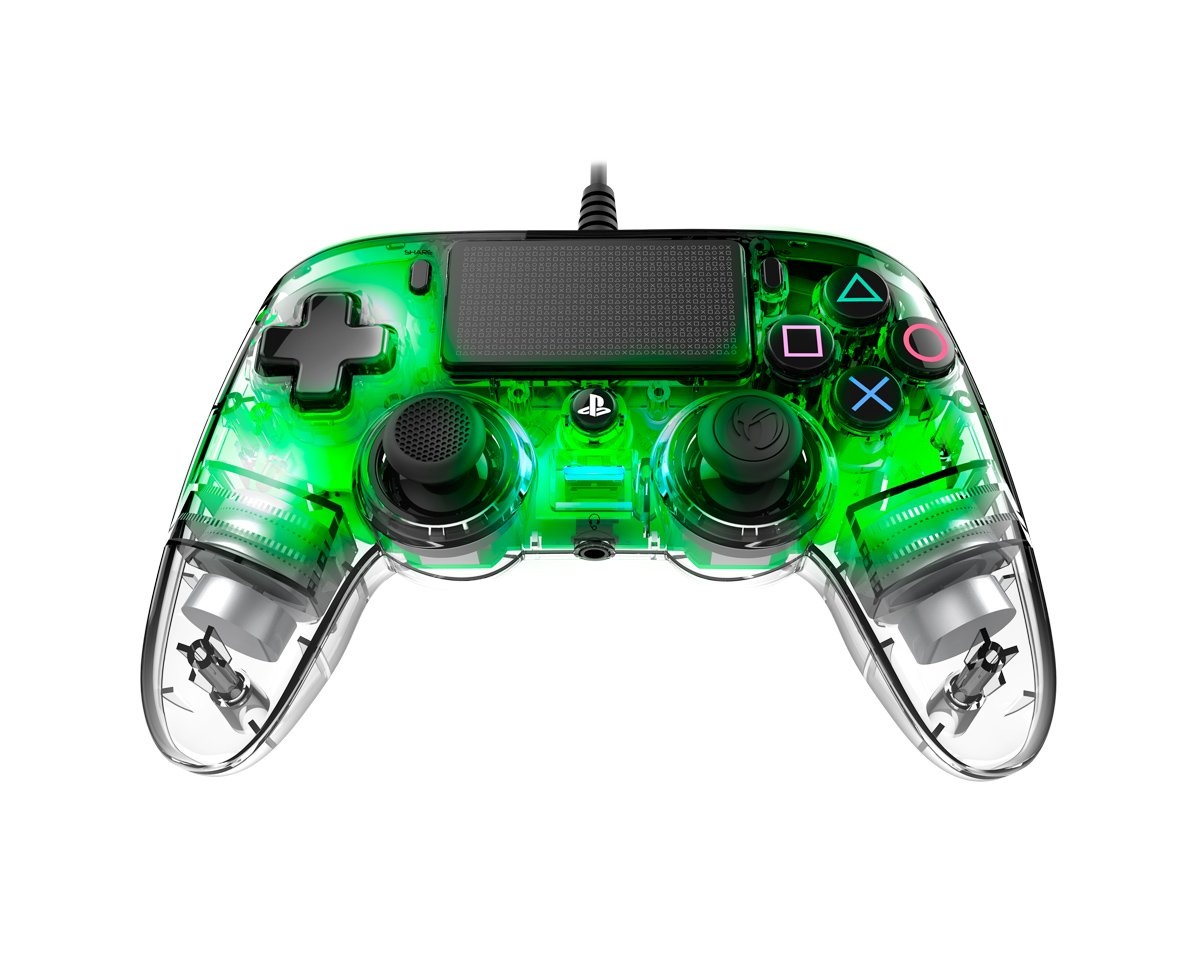 Mando PS4 Nacon Controller Wired Illuminated Compact Green