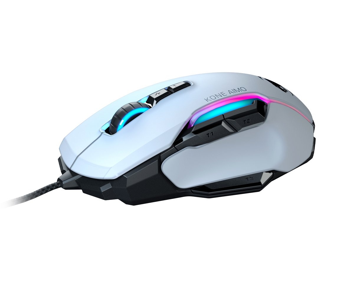 Buy Roccat Kone Aimo Gaming Mouse White Remastered At Us Maxgaming Com