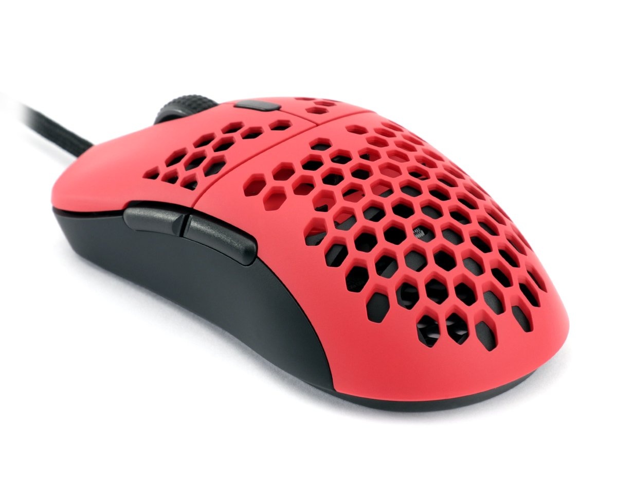 gaming mouse red and black