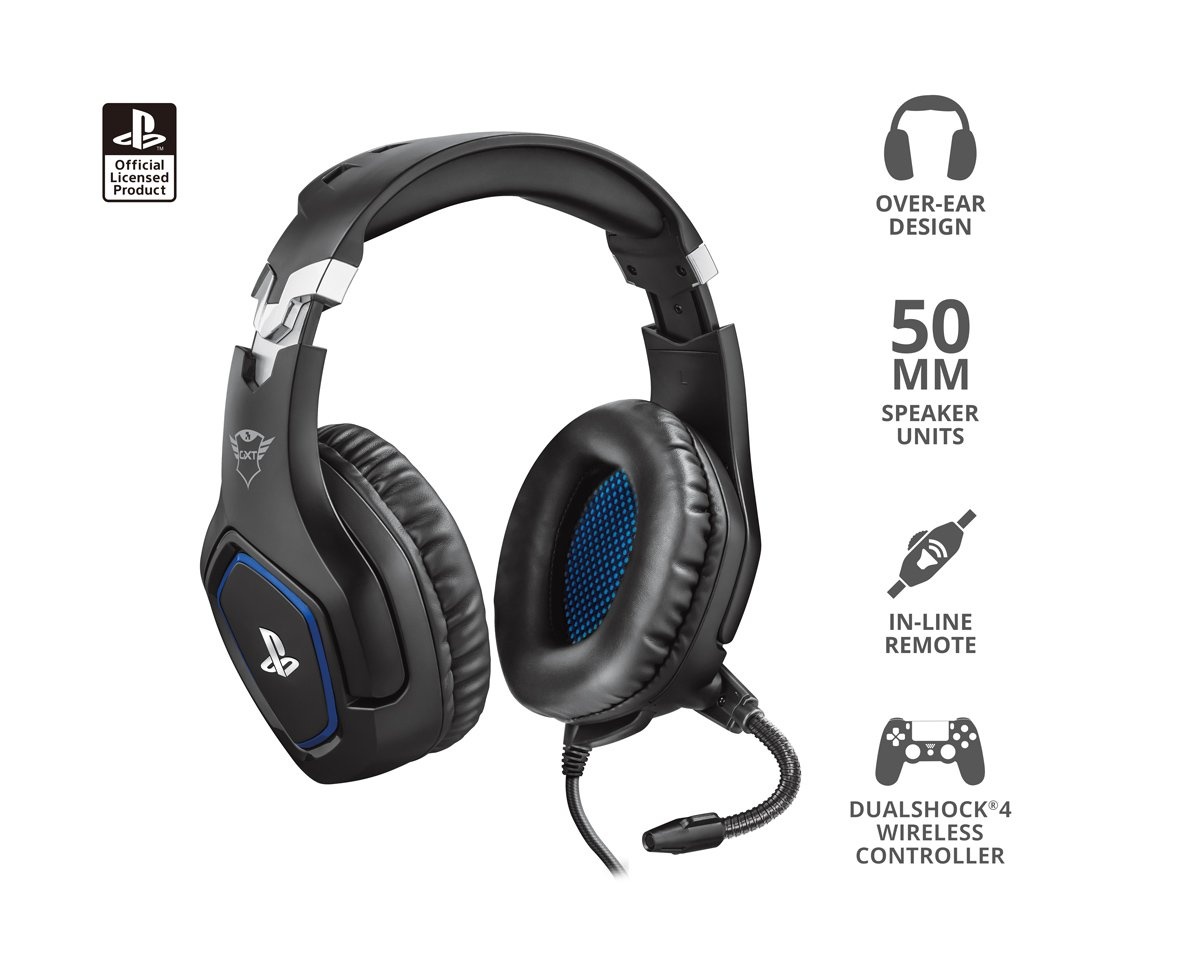 Trust gxt 488 forze ps4 gaming headset playstation camo blauw new arrivals