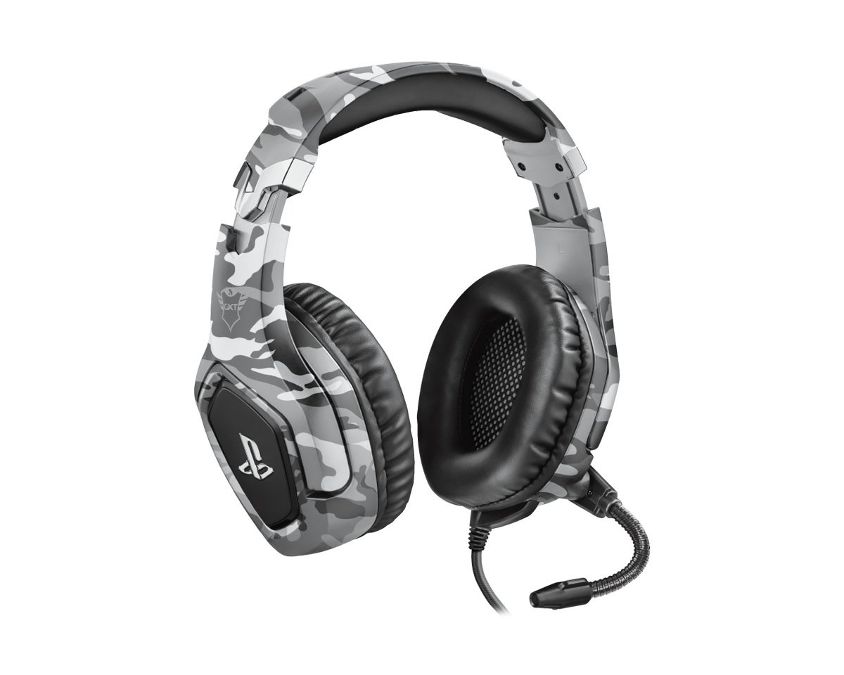 Trust GXT 488 Forze PS4/PS5 Gaming Headset Camo Grey 